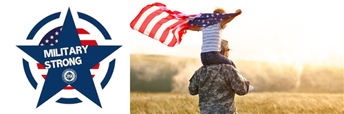Clint ISD Military Strong Banner